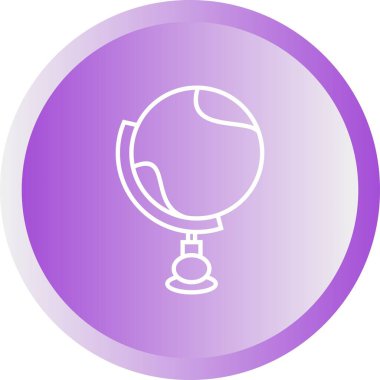 Eşsiz Küre Vektör Satırı Simgesi