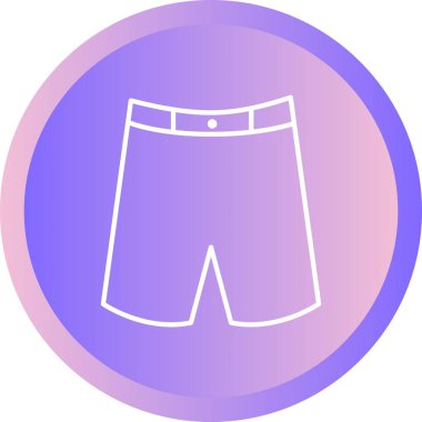 Eşsiz Kısa Vektör Satır Simgesi