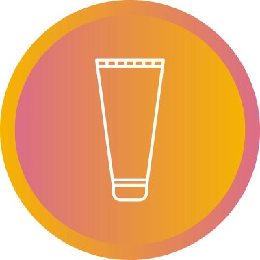 Benzersiz Tıraş Kremi Vektör Satırı Simgesi