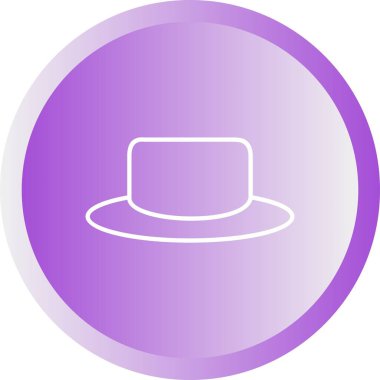 Eşsiz Şapka Vektör Satırı Simgesi