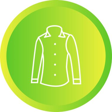 Eşsiz Gömlek Vektör Satırı Simgesi