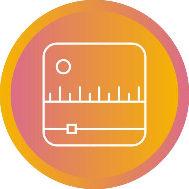 Eşsiz Fm Radyo Vektör Satır Simgesi