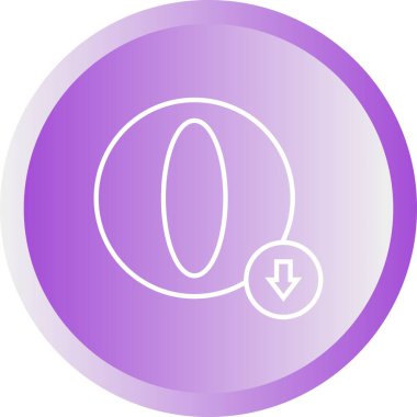 Eşsiz Tarayıcı Vektör Satırı Simgesi