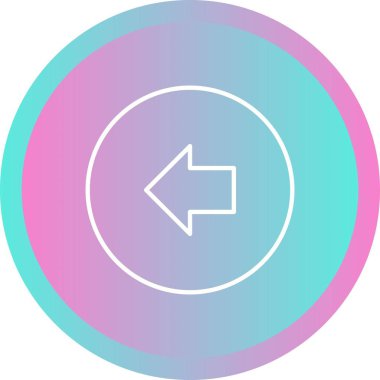 Benzersiz Vektör Satırı Simgesi