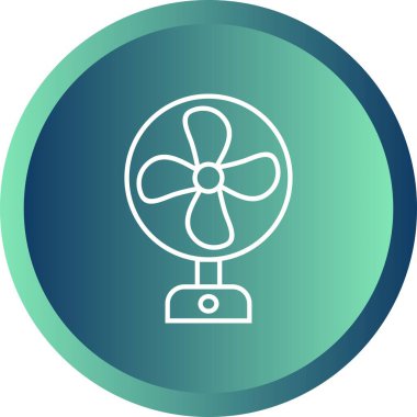 Eşsiz Fan Vektör Satırı Simgesi