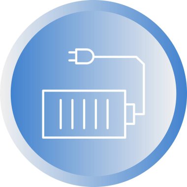 Eşsiz Hücre ve Eklenti Vektör Satırı Simgesi