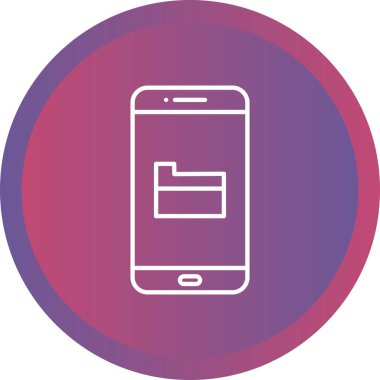 Eşsiz Dizin Vektör Satırı Simgesi