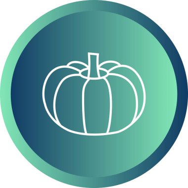 Eşsiz Kabak Vektör Satırı Simgesi