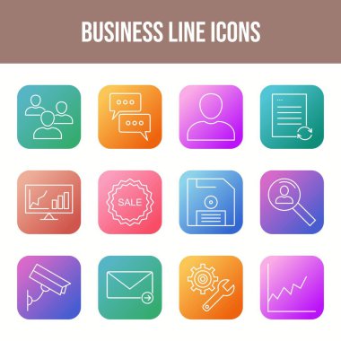 Eşsiz İş Hattı Simgeleri Ayarlandı