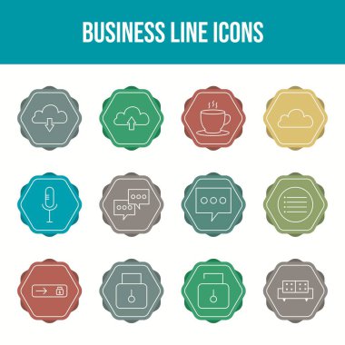 Güzel İş vektör simgesi seti