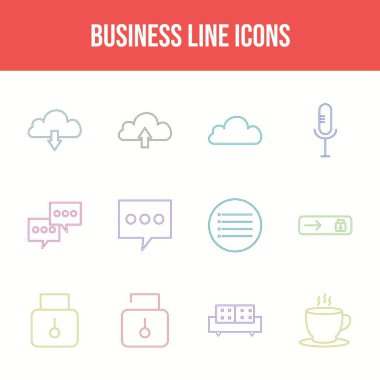 Güzel İş vektör simgesi seti