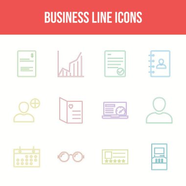 Güzel İş vektör simgesi seti