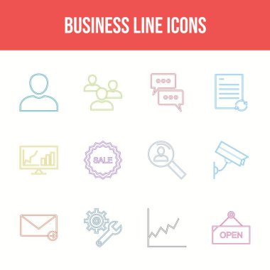 Güzel İş vektör simgesi seti