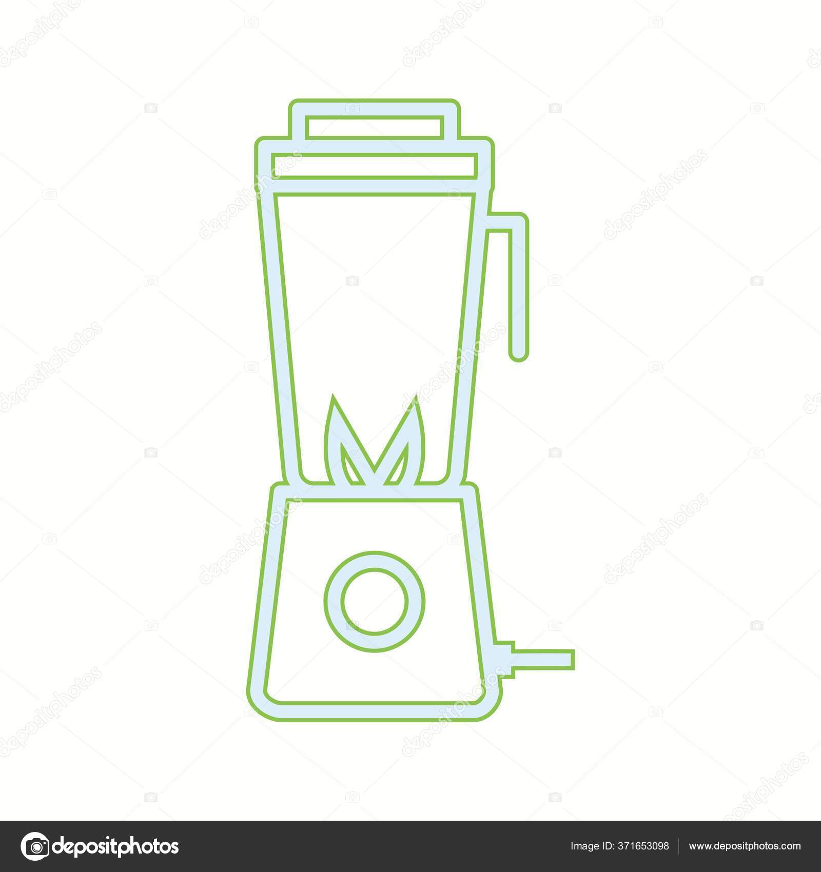 Unique Juicer Line Vector Icon Stok Vektor C Graphicnehar 371653098