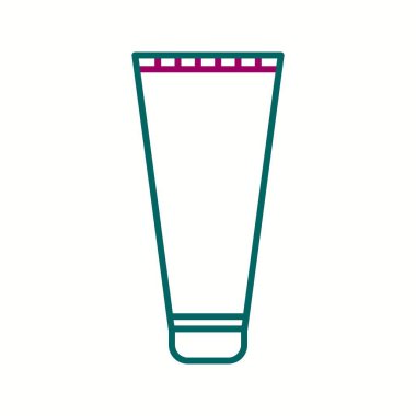 Benzersiz Tıraş Kremi Vektör Satırı Simgesi