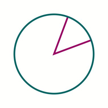 Eşsiz Veri Kullanımı Vektör Satırı Simgesi