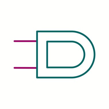 Eşsiz Eklenti I Vektör Satır Simgesi