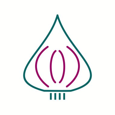 Benzersiz Pancar Vektör Satırı Simgesi