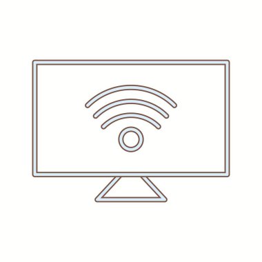 İnternet Vektör Satırı Simgesinde Eşsiz Haber