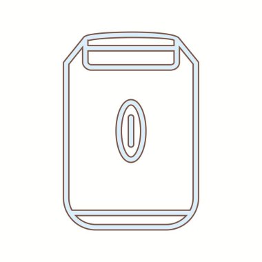 Benzersiz Tıraş Makinesi Vektör Satır Simgesi