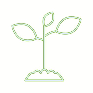Eşsiz Bitki Vektör Satırı Simgesi