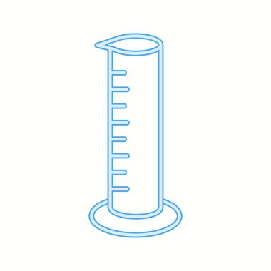 Eşsiz Mezuniyetli Silindir Vektör Satır Simgesi