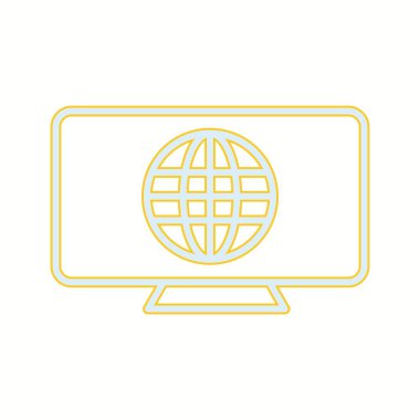 Eşsiz İnternet Vektör Satırı Simgesi