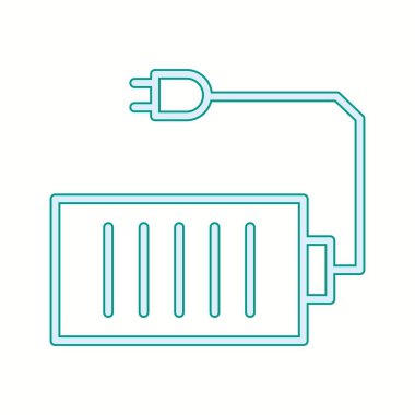 Eşsiz Hücre ve Eklenti Vektör Satırı Simgesi