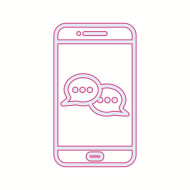 Eşsiz Konuşma Vektörü Satır Simgesi