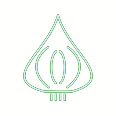 Benzersiz Pancar Vektör Satırı Simgesi