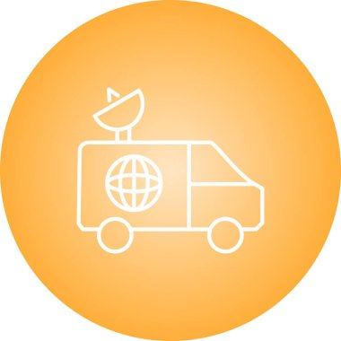 Eşsiz Haber Van Vector Satır Simgesi