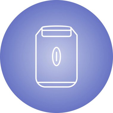 Benzersiz Tıraş Makinesi Vektör Satır Simgesi