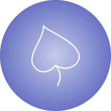 Benzersiz Yaprak I Vektör Satır Simgesi