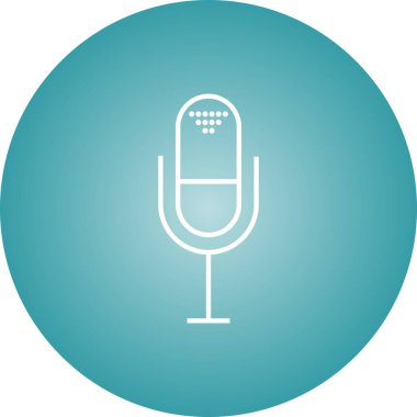 Eşsiz Ses Belleği Vektör Satırı Simgesi