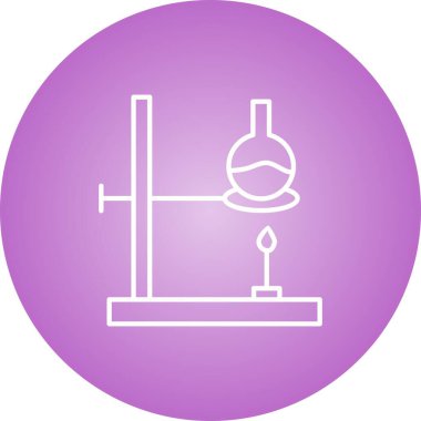 Eşsiz Deney Vektör Satırı Simgesi