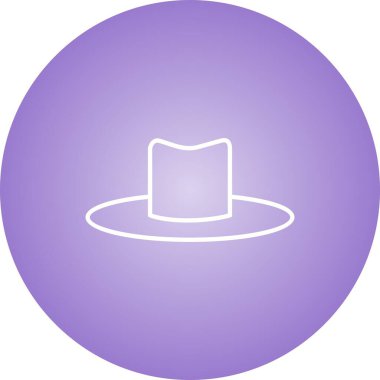 Eşsiz Şapka I Vektör Satır Simgesi