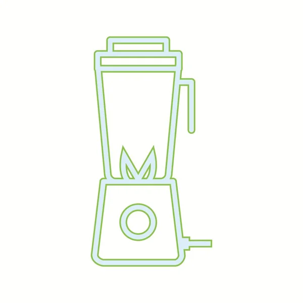 Juicer Line Vector Icon — 스톡 벡터