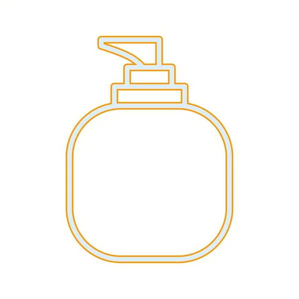 Unique Lotion Vector Line Icon — Stock Vector