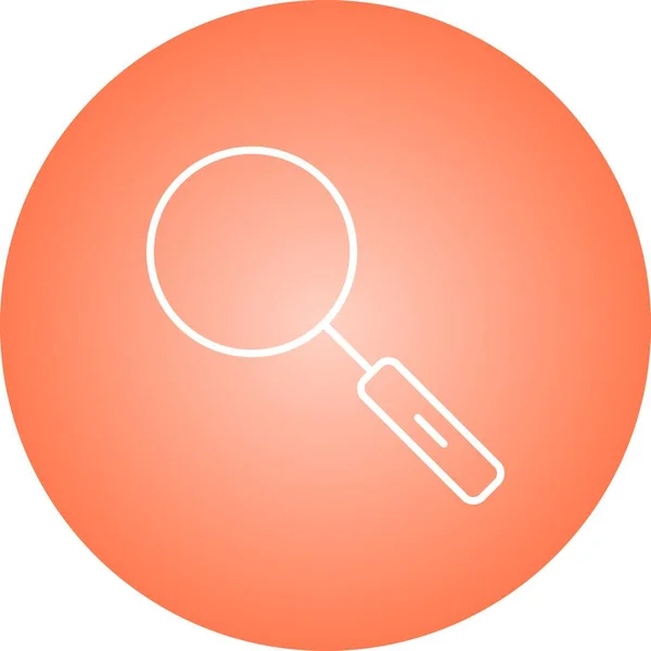 Unique Search Vector Line Icon — Stock Vector