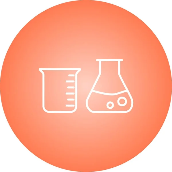 Unique Chemicals Vector Line Icon — Stock Vector