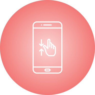 Eşsiz Hareketler Vektör Satırı Simgesi