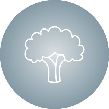 Eşsiz Karnabahar Vektör Çizgisi Simgesi