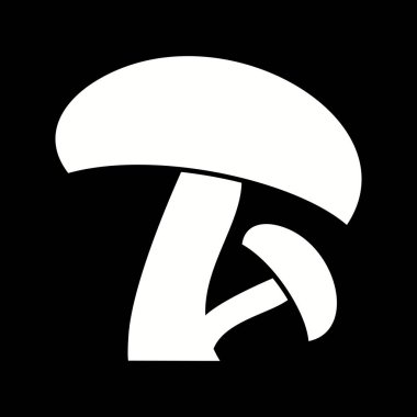 Benzersiz Mantar Vektör Kabartma Simgesi