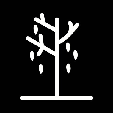 Eşsiz Düşen Yapraklar Vektör Kabartma Simgesi