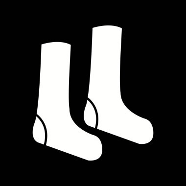 Eşsiz Çorap Vektör Kabartma Simgesi