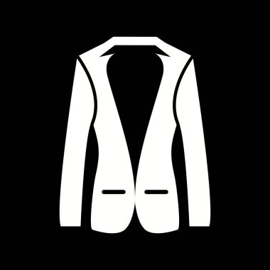 Eşsiz Ceket Vektörü Kabartma Simgesi