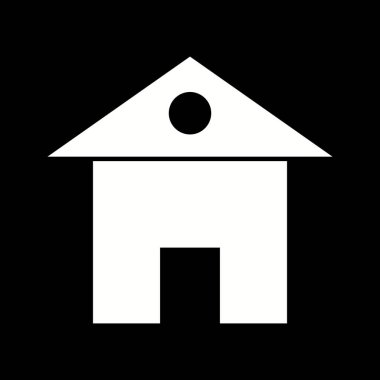 Eşsiz Ev Vektörü Kabartma Simgesi