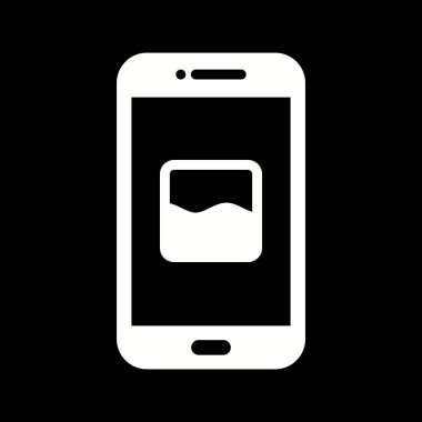 Eşsiz Fotoğraflar Uygulama Vektörü Kabartma Simgesi