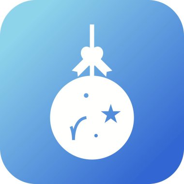 Benzersiz Noel Balosu Vektör Sembolü Simgesi