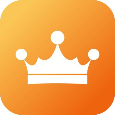 Eşsiz Kral Crown Vektör Sembolü